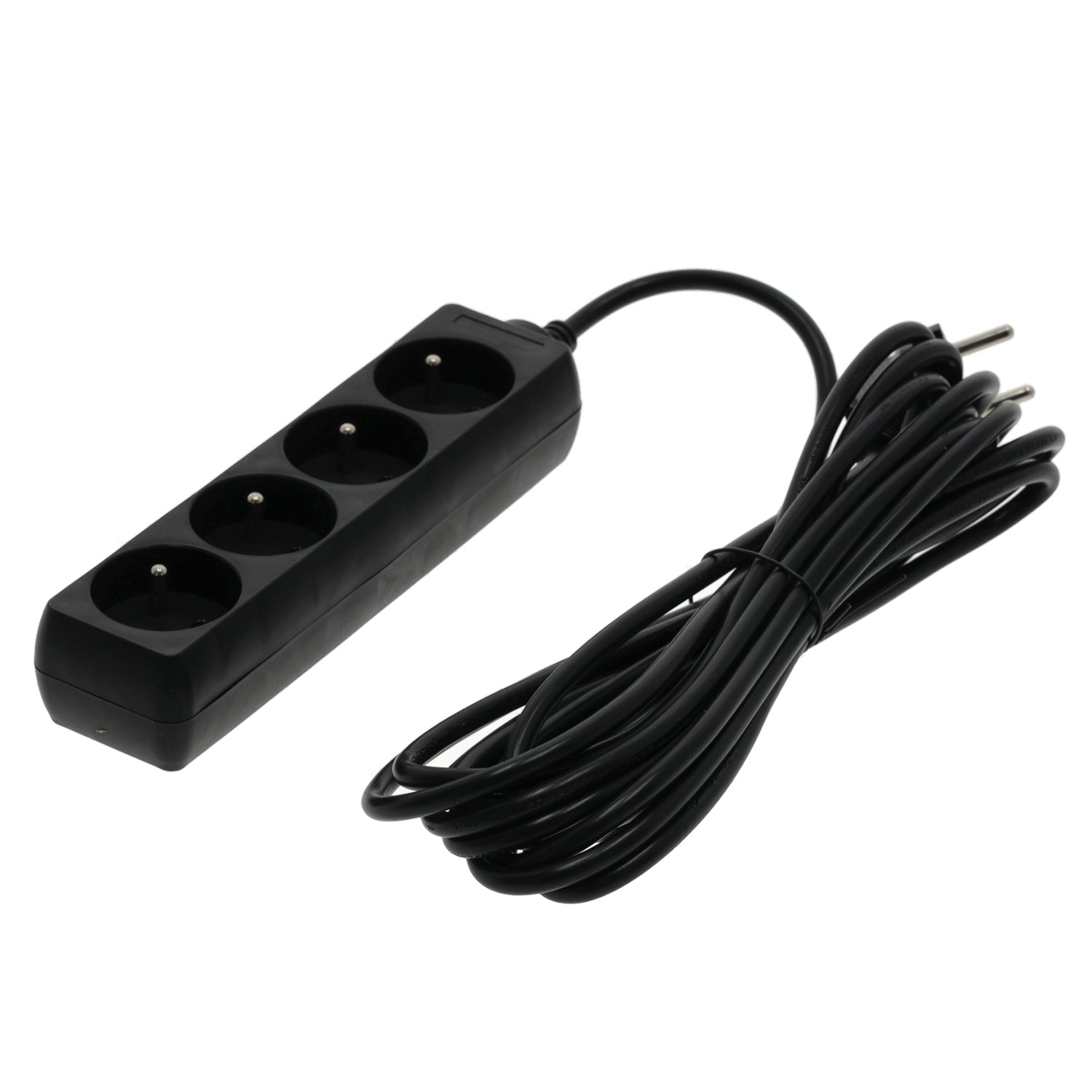 Extension cord LINEA 4gn/5m/Zu black Kobi
