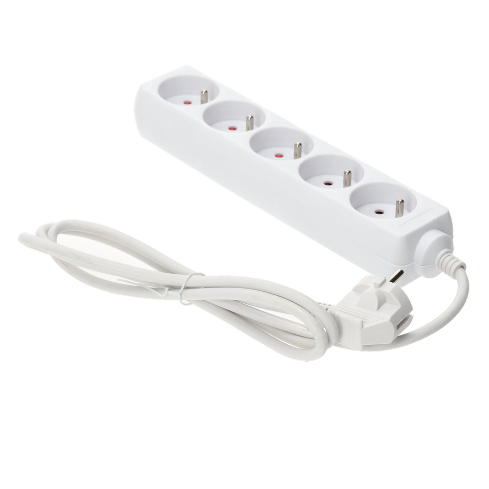 Extension cord KOBI LINEA 5gn/1,5m/Zu white Kobi