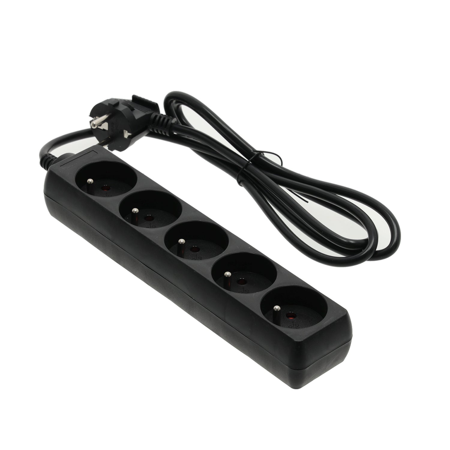 Extension cord LINEA 5gn/1,5m/Zu black Kobi