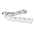 Extension cord KOBI LINEA 5gn/5m/Zu white Kobi