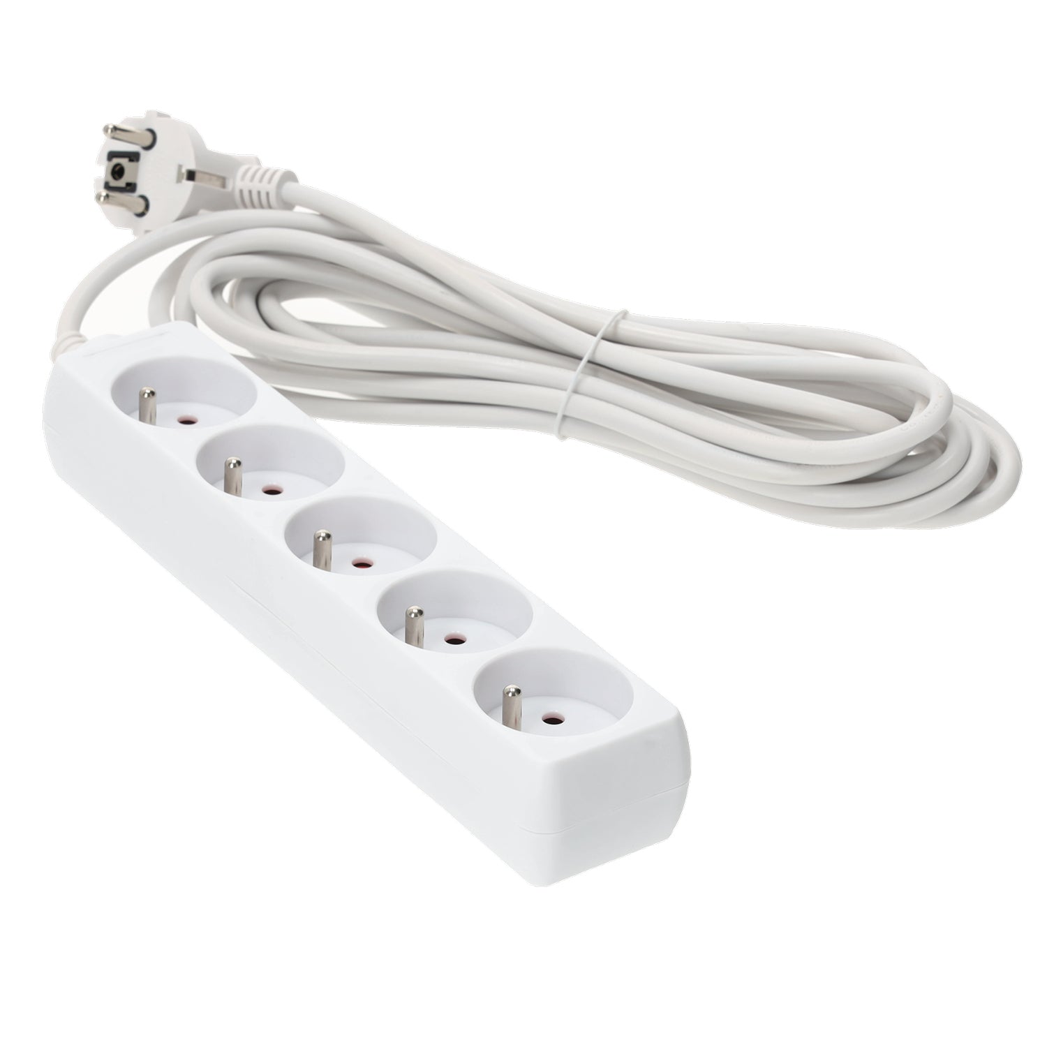 Extension cord KOBI LINEA 5gn/5m/Zu white Kobi