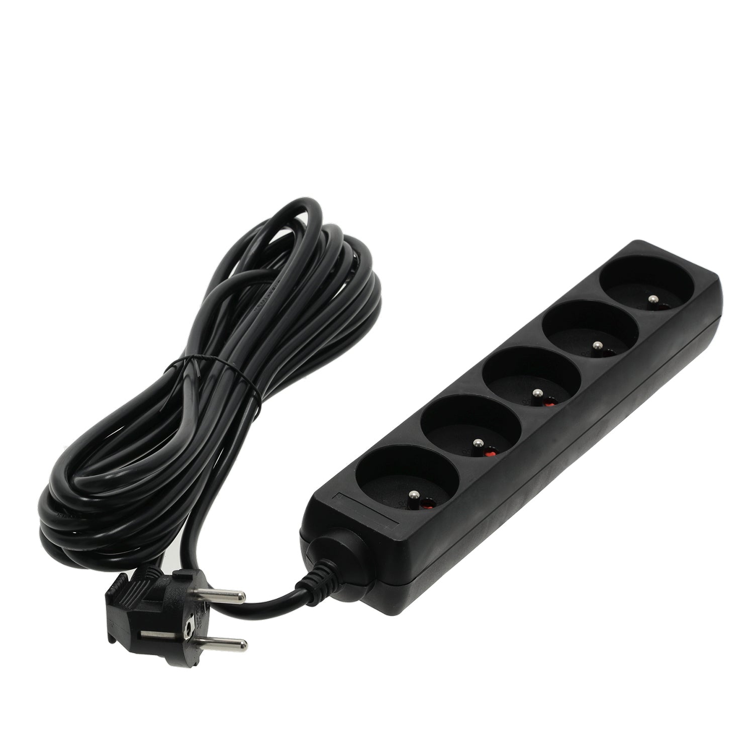 Extension cord LINEA 5gn/5m/Zu black Kobi