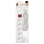 Extension cord KOBI LINEA 5gn/5m/Zu+W white Kobi