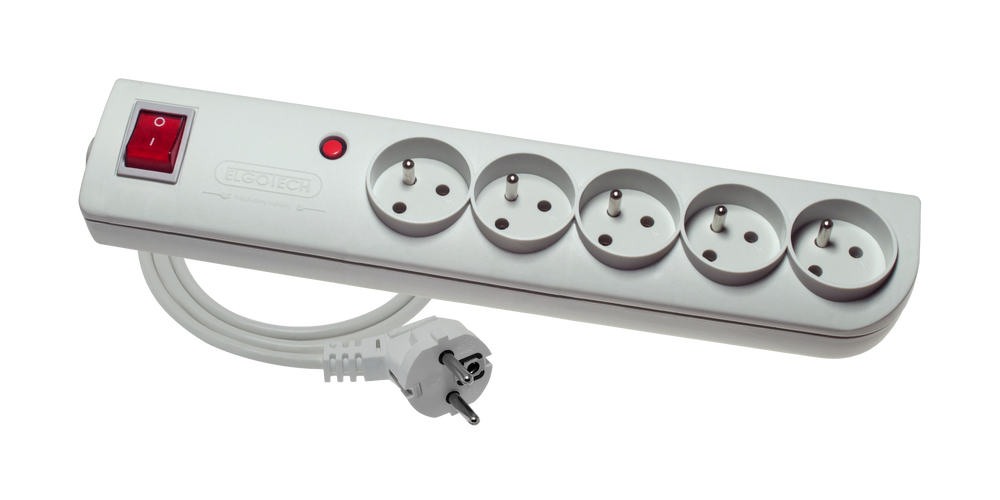 Przedłużacz przepięciowy PSF4-505 5gn/5m/Zu+W/1mm szary Elgotech