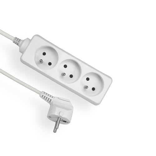 Przedłużacz PSN-305-1,5 3gn/5m/Zu/1,5mm biały Elgotech
