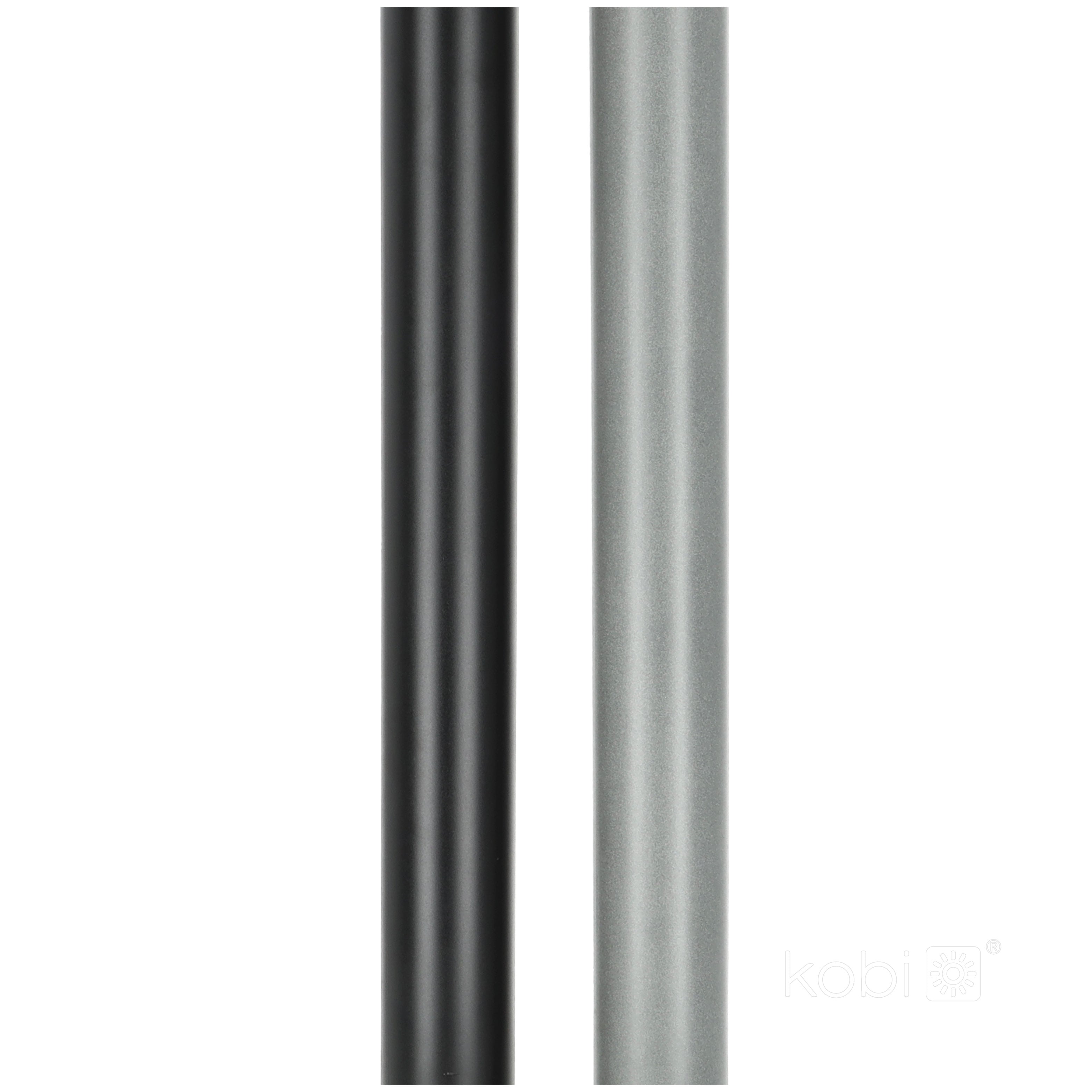 Middle pole BASE SV 1m Fi 76mm black Kobi