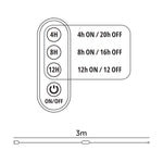 Power cord with LED controller GROWLY PC 3M Kobi Design