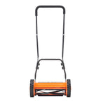 VEVOR Push Reel Lawn Mower 35 cm, 5 Blades Manual Push Mower No Motor, 15-45 mm Adjustable Cutting Height, Walk-Behind Lawn Mowers with Grass Catcher Bag for Green Lawns, Driveways, Courtyards