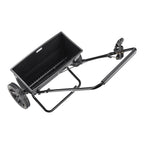 VEVOR Walk-Behind Push Spreader, 50LBS Capacity, Drop Spreader with Hopper Grate, 18 in Spreading Width & 30 Settings, 10 in All Terrain Tires, Garden & Lawn Spreaders for Seed, Fertilizer