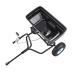 VEVOR Tow Behind Broadcast Spreader, 130LBS Capacity, Tow/Push Garden Spreader with 13 in Tires, 30 Adjustable Setting & 9.8 ft Spreading Width, Lawn Spreaders for Seed, Fertilizer, Salt, Ice Melt