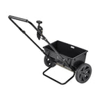 VEVOR Walk-Behind Push Spreader, 50LBS Capacity, Drop Spreader with Hopper Grate, 18 in Spreading Width & 30 Settings, 10 in All Terrain Tires, Garden & Lawn Spreaders for Seed, Fertilizer
