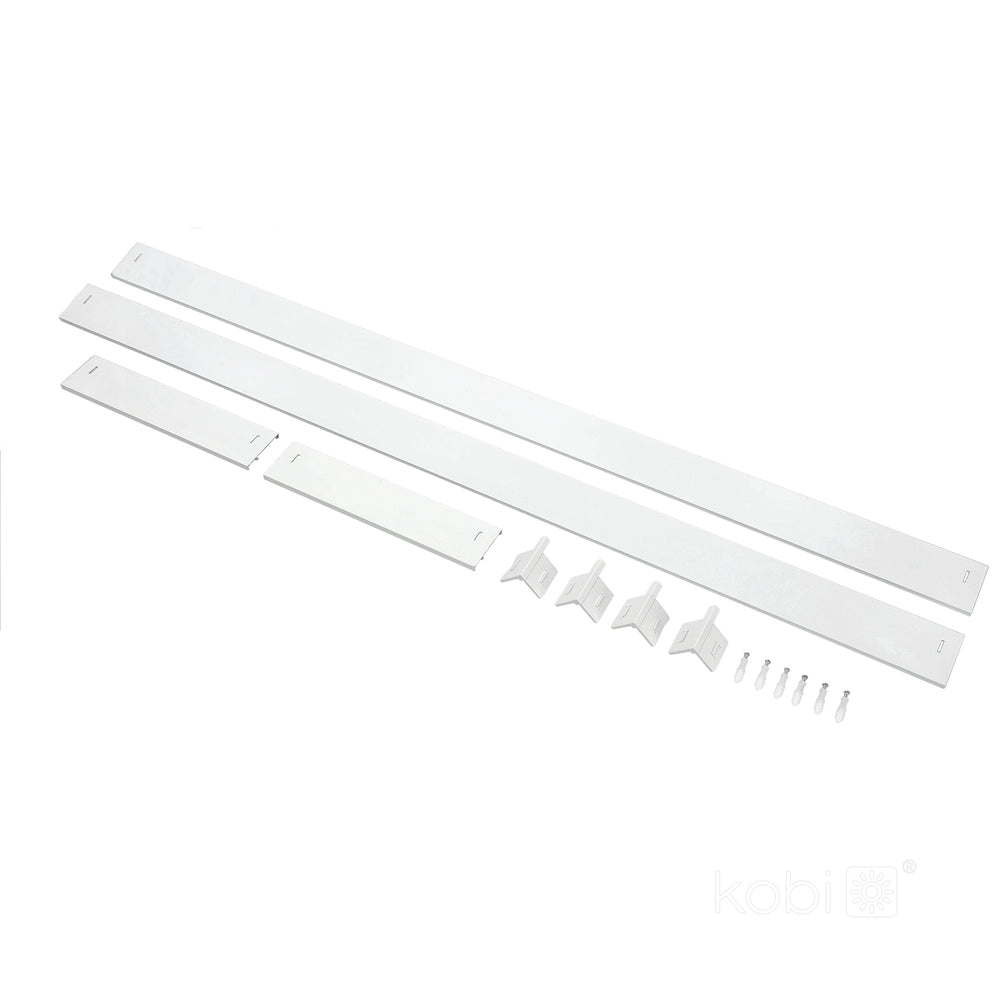 Frame 63mm for panel LED 30x120 click black Kobi