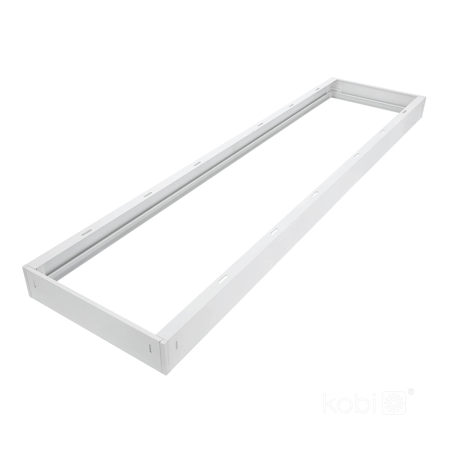 Frame 63mm for panel LED 30x120 click black Kobi