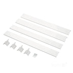 Frame 63mm for panel LED 60x60 click white Kobi