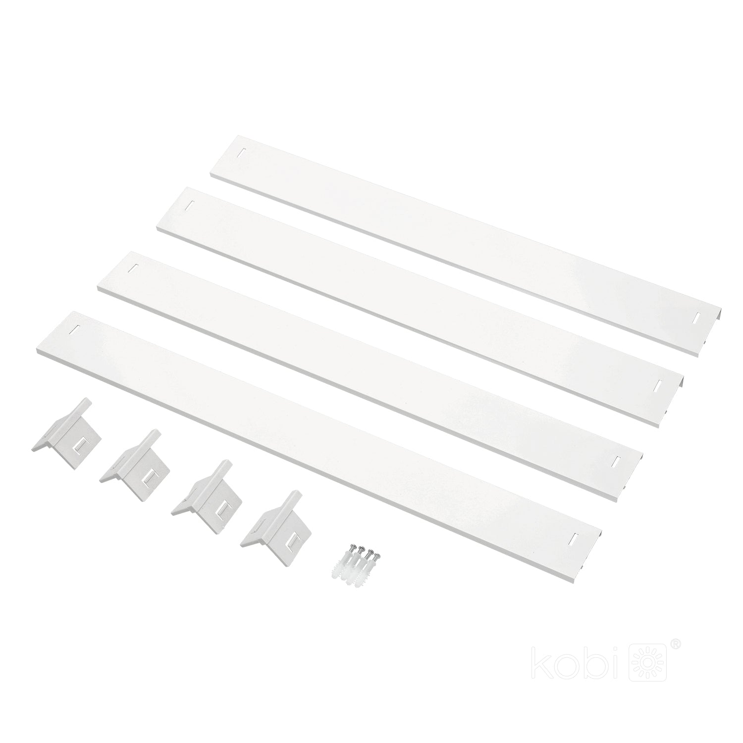 Frame 63mm for panel LED 60x60 click white Kobi