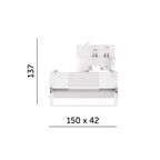 Track spotlight LED NEXTRACK LINE 12W 4000K white Kobi