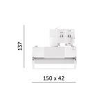 Track spotlight LED NEXTRACK LINE 12W 4000K white Kobi