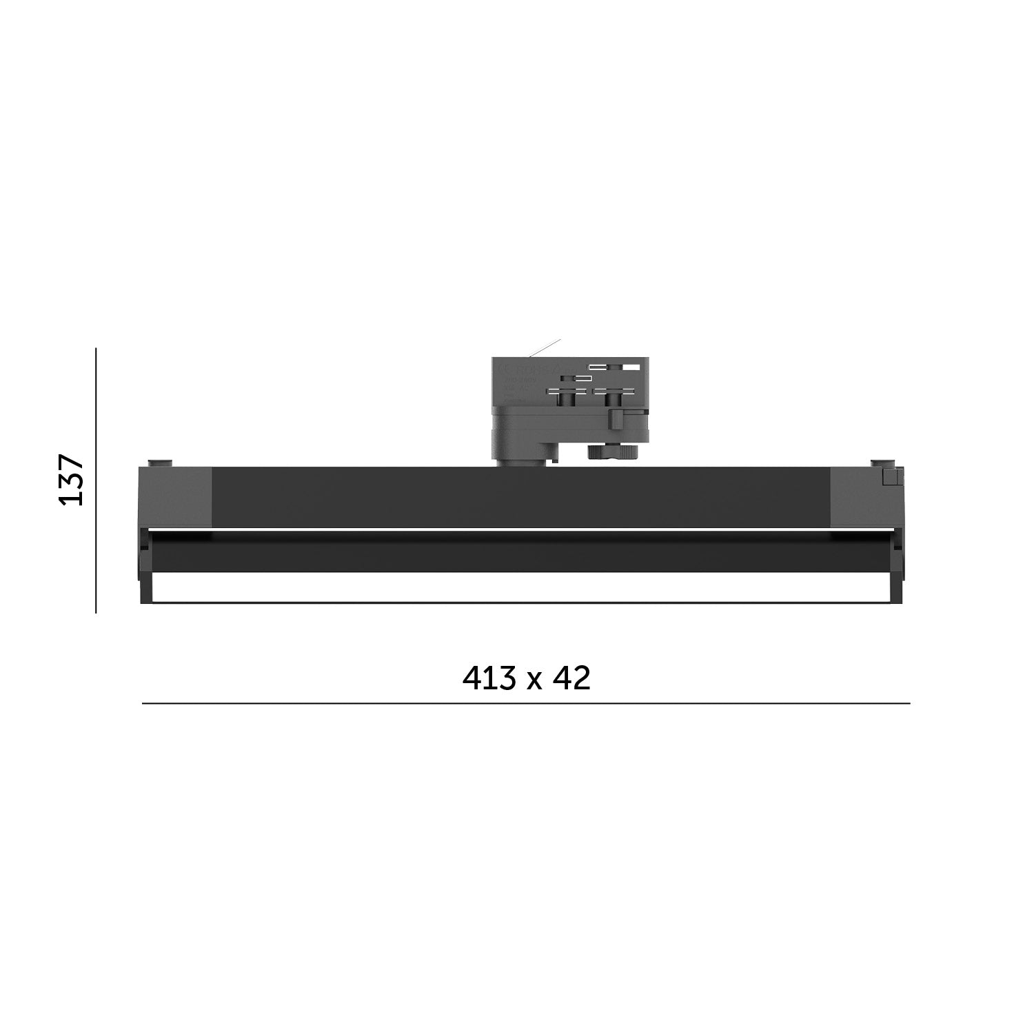 Track spotlight LED NEXTRACK LINE 36W 4000K black Kobi