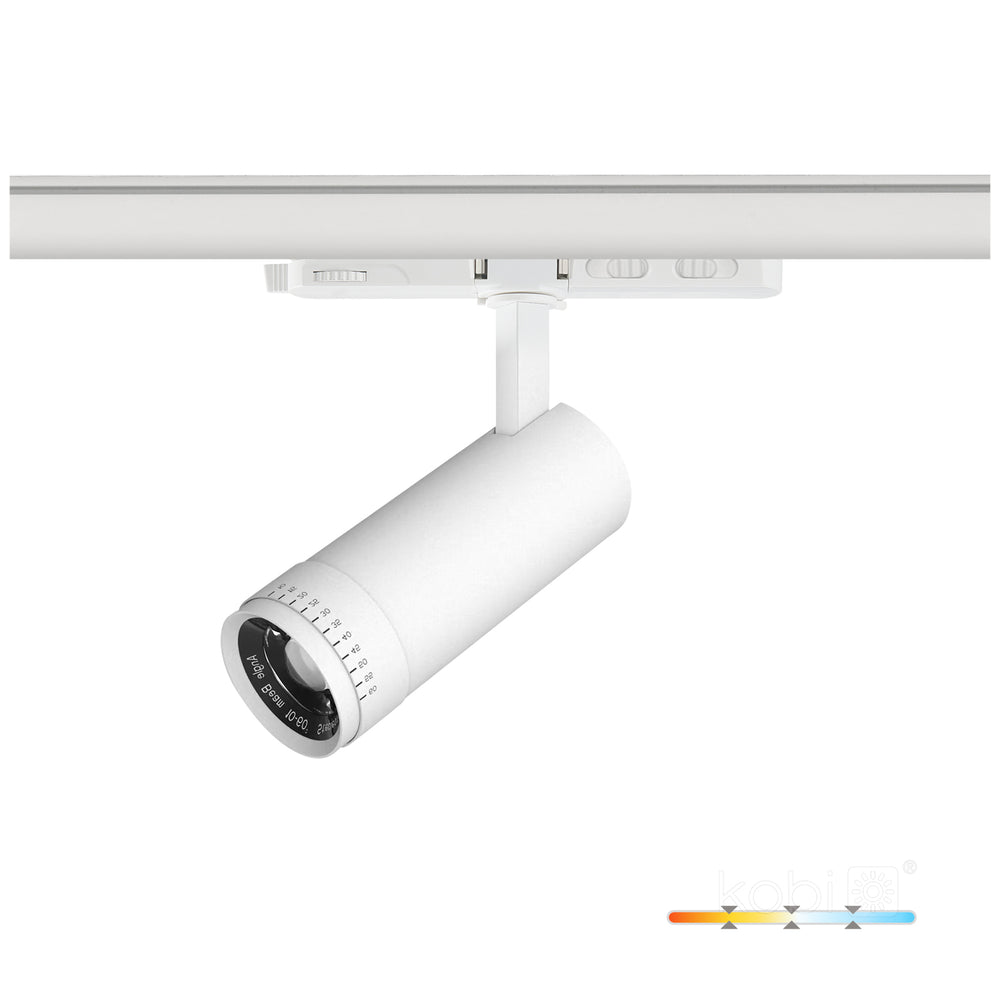 Track spotlight LED NEXTRACK VISION 10W 3CCT 30-60° white Kobi Pro