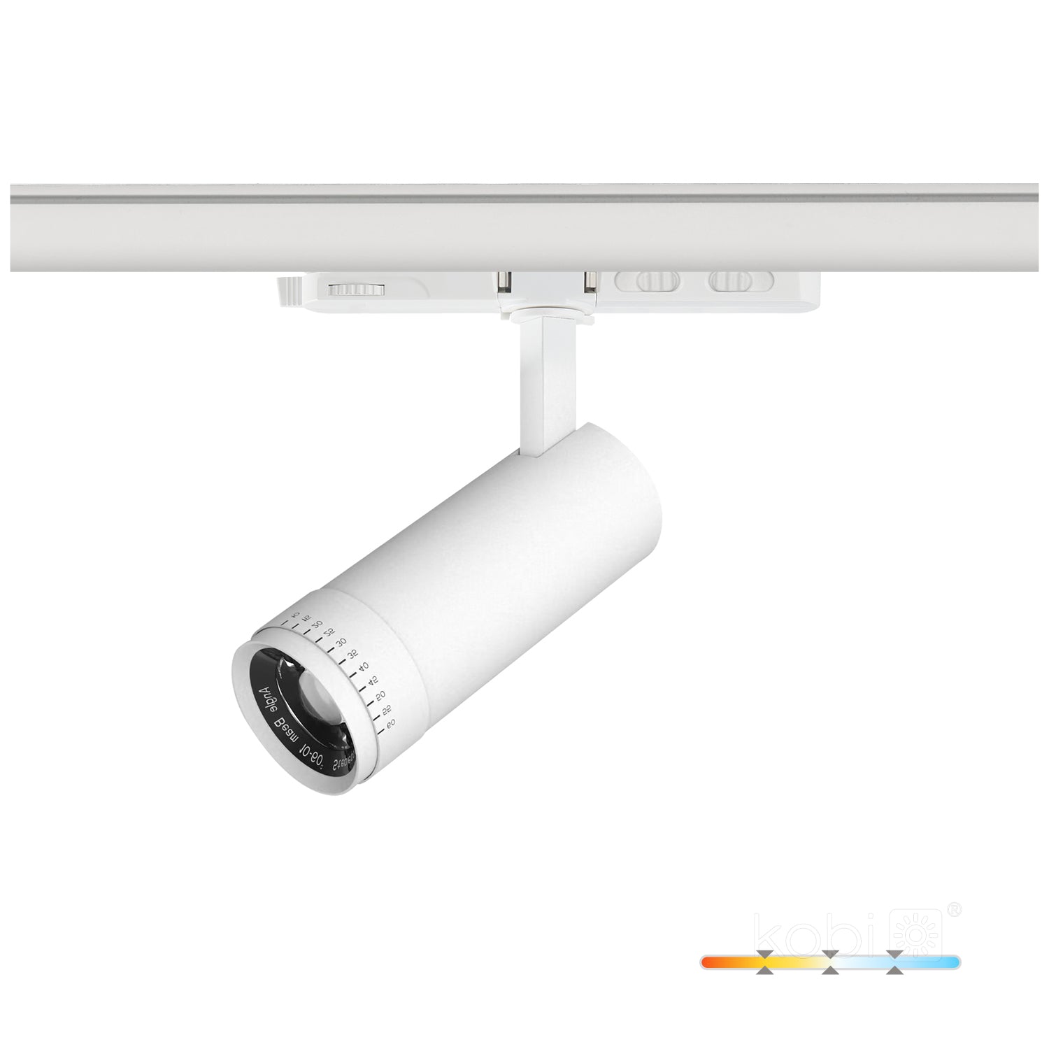 Track spotlight LED NEXTRACK VISION 10W 3CCT 30-60° white Kobi Pro