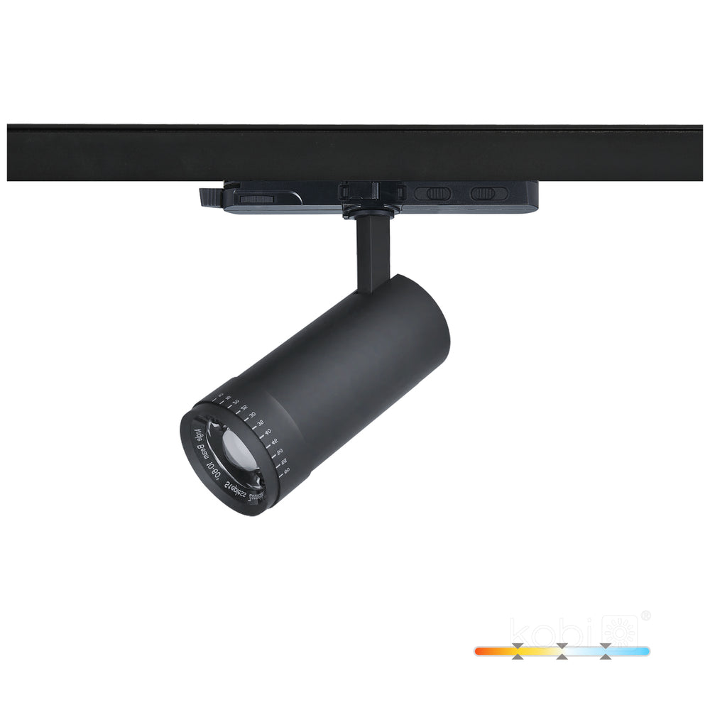 Track spotlight LED NEXTRACK VISION 10W 3CCT 30-60° black Kobi Pro