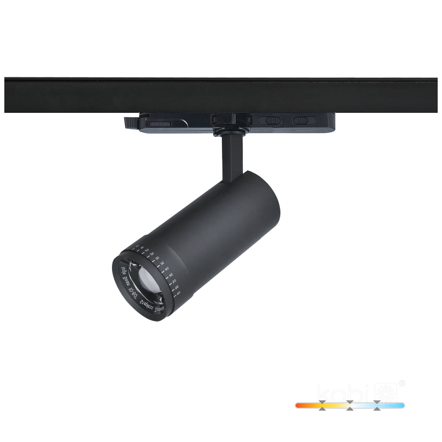 Track spotlight LED NEXTRACK VISION 10W 3CCT 30-60° black Kobi Pro