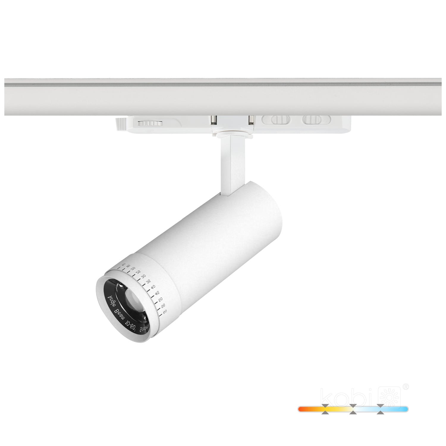 Track spotlight LED NEXTRACK VISION 20W 3CCT 30-60° white Kobi Pro