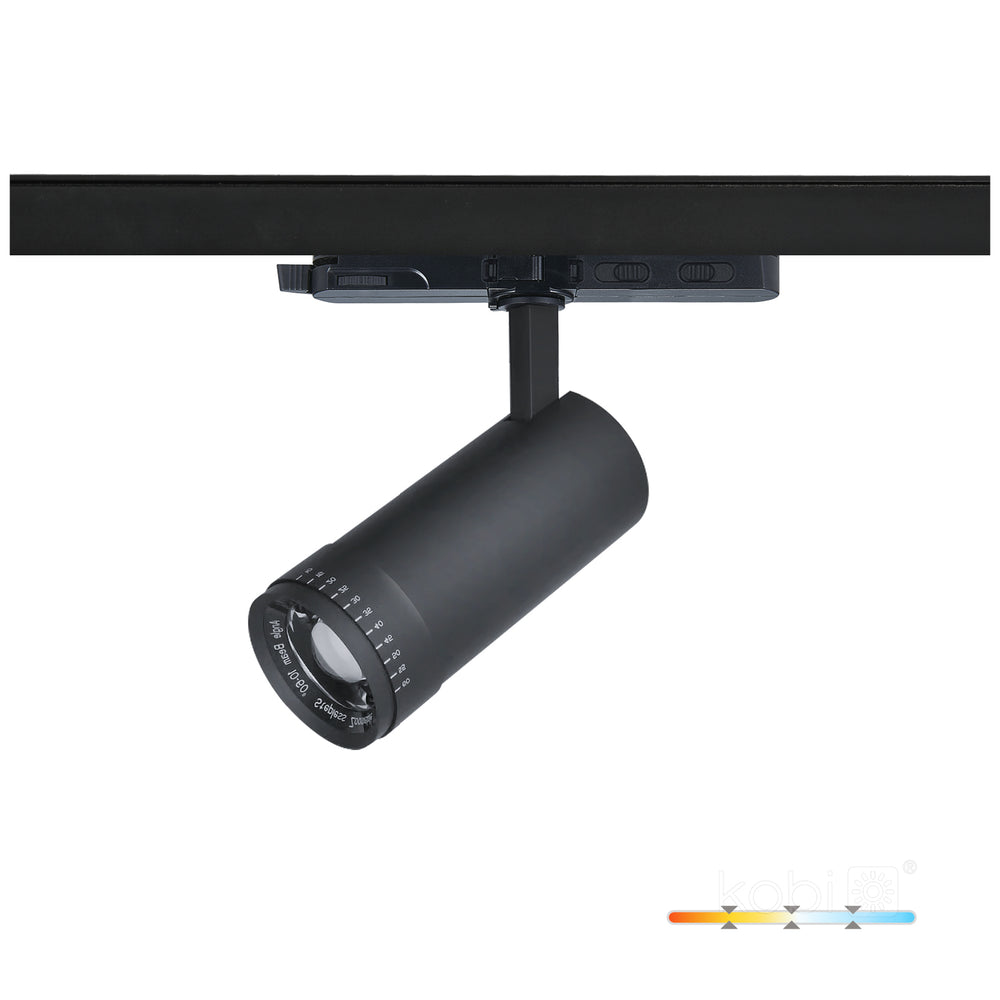 Track spotlight LED NEXTRACK VISION 20W 3CCT 30-60° black Kobi Pro