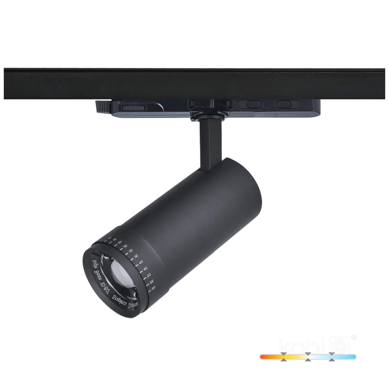 Track spotlight LED NEXTRACK VISION 30W 3CCT 30-60° black Kobi Pro