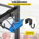 VEVOR Refrigerant Tank Rack with 2x30lb and Other 3 Saving Space Cylinder Tank Rack 35x13x14-inch Refrigerant Cylinder Rack Gas Cylinder Racks and Holders for Gas Oxygen Nitrogen Storage