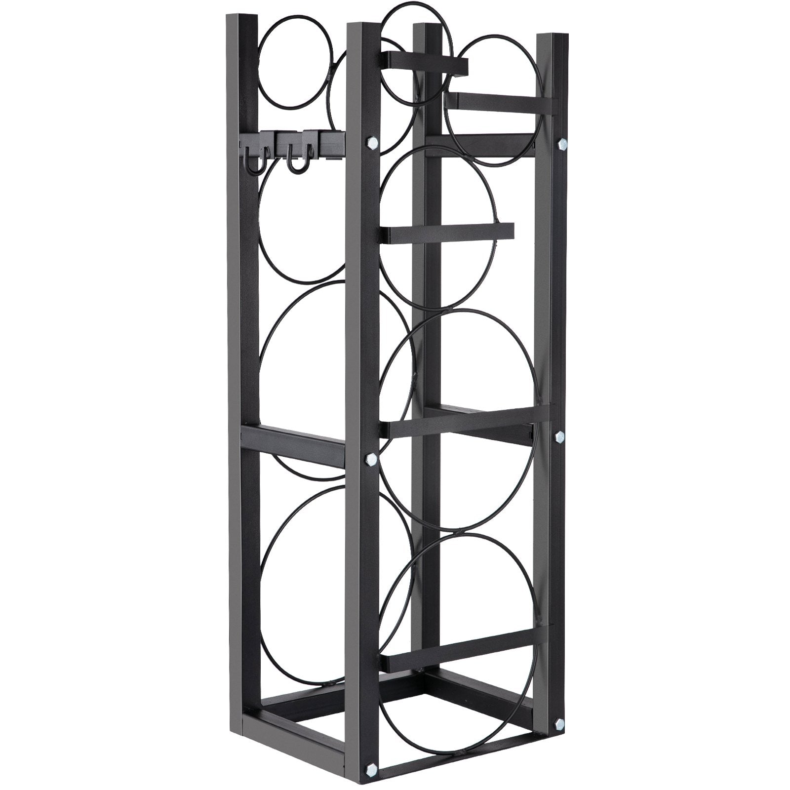 VEVOR Refrigerant Tank Rack with 2x30lb and Other 3 Saving Space Cylinder Tank Rack 35x13x14-inch Refrigerant Cylinder Rack Gas Cylinder Racks and Holders for Gas Oxygen Nitrogen Storage