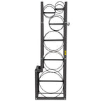 VEVOR Refrigerant Tank Rack with 1x50lb, 2x30lb and 3 Small Bottles Cylinder Tank Rack, 48.5x15x11 inch Refrigerant Cylinder Rack Gas Cylinder Racks and Holders for Gas Oxygen Nitrogen Storage