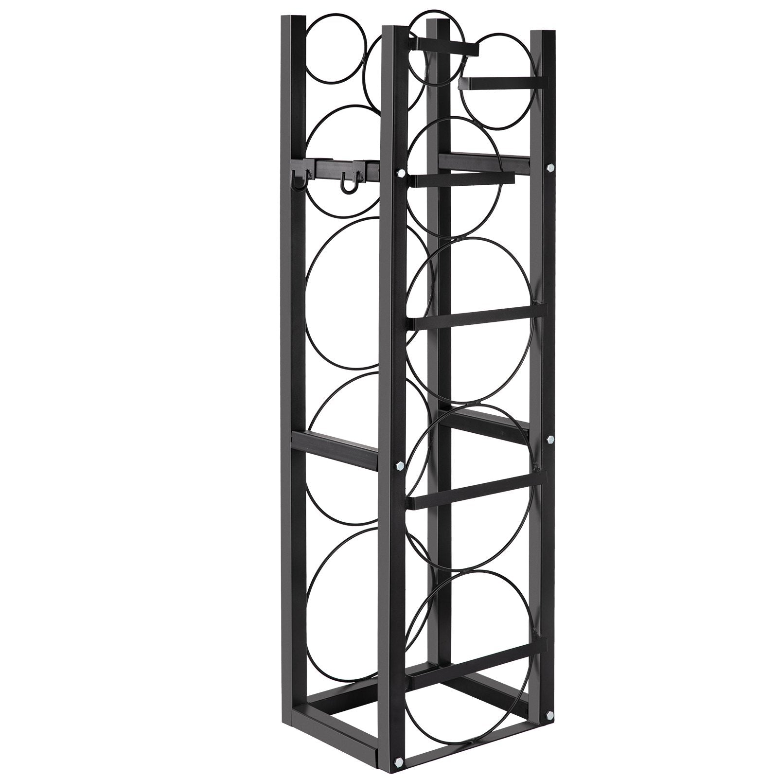 VEVOR Refrigerant Tank Rack with 3x30lb and Other 3 Saving Space, Cylinder Tank Rack 46x13x4-inch, Refrigerant Cylinder Rack Gas Cylinder Racks and Holders, for Gas Oxygen Nitrogen Storage