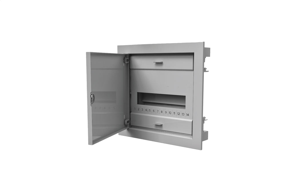 Rozdzielnica modułowa 1x12 podtynkowa RO- 1 z metalowymi drzwiami IP40 (z N+PE)