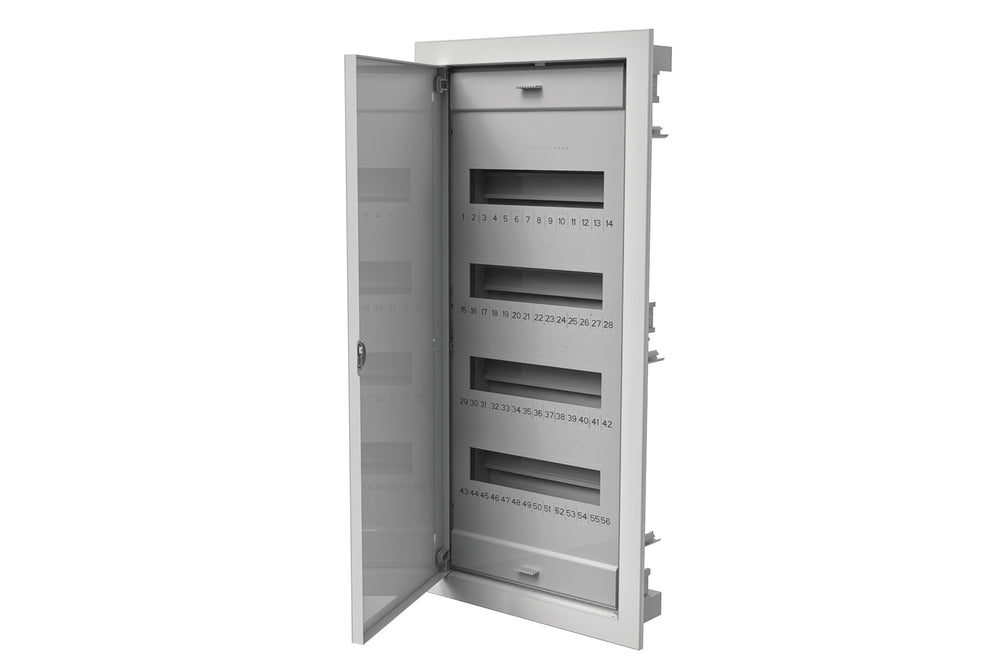 Rozdzielnica modułowa 4x12 podtynkowa RO- 4 z metalowymi drzwiami IP40 (z N+PE)