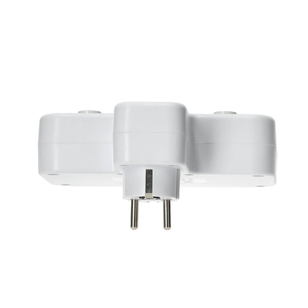 Splitter LINEA PRO FL3 2 sockets+2USB/1USB-C 4000K white Kobi