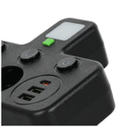 Splitter LINEA PRO FL3 2 sockets+2USB/1USB-C 4000K black Kobi