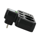 Splitter LINEA PRO FL3 2 sockets+2USB/1USB-C 4000K black Kobi
