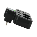 Splitter LINEA PRO FL3 2 sockets+2USB/1USB-C 4000K black Kobi