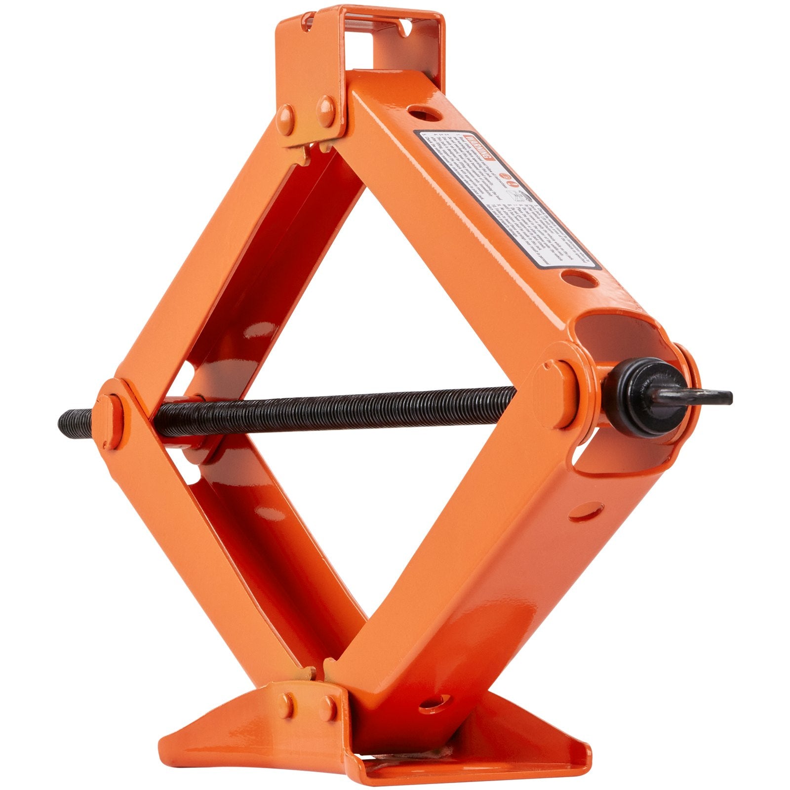 VEVOR Scissor Jack, 2.5 Ton/2500 kg Scissor Car Jack, 9.4 cm-43.4 cm Lifting Range Scissor Lift Jack with Ratcheting Handle and L-Wrench, Portable Tire Jack for Cars Trucks Sedans MPVs