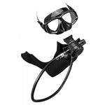 VEVOR Mini Scuba Tank, 1L Portable Diving Tank for Underwater Breathing, Reusable Lung Diving Cylinder up to 20 Minutes Dive Time, Emergency Rescue Pony Bottle with Adapter & Goggles for Snorkeling