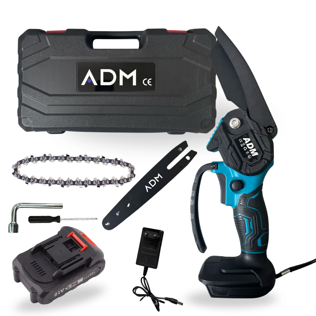 ADM CORDLESS MINI ELECTRIC SAW – BLUE & BLACK COLOURS, SKU: 368