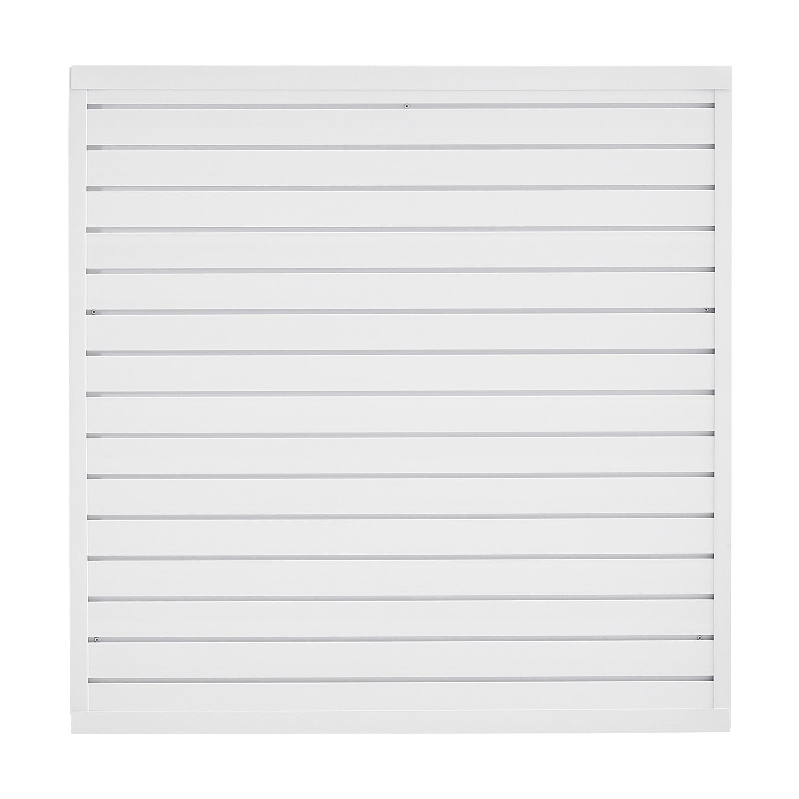 VEVOR Slat Wall Paneling, 4 x 4 ft, PVC Garage Slatwall with Modular Design, White Slat Wall Easy-to-Install Adjustable Slatwall Panel with Coupling Structure & DIY Cutting, Fits for Storage & Display