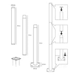 Pole BASE SG 3m Fi 60mm Kobi