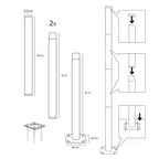Pole BASE SG 4m Fi 60mm Kobi
