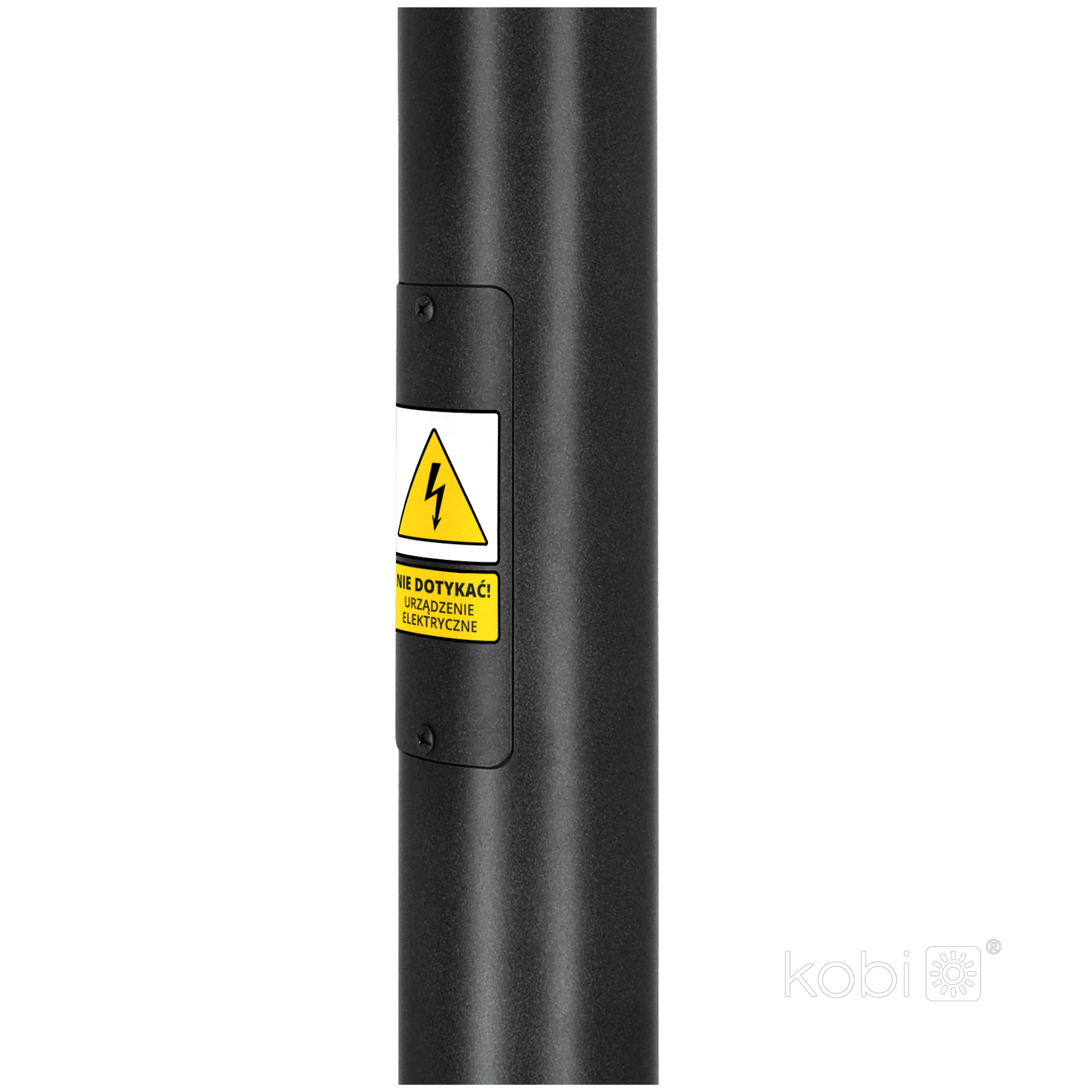 Pole BASE SV 3m Fi 60mm black Kobi