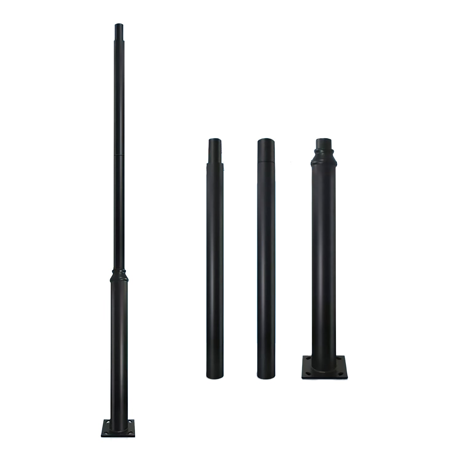 Pole BASE SV 3m Fi 60mm black Kobi