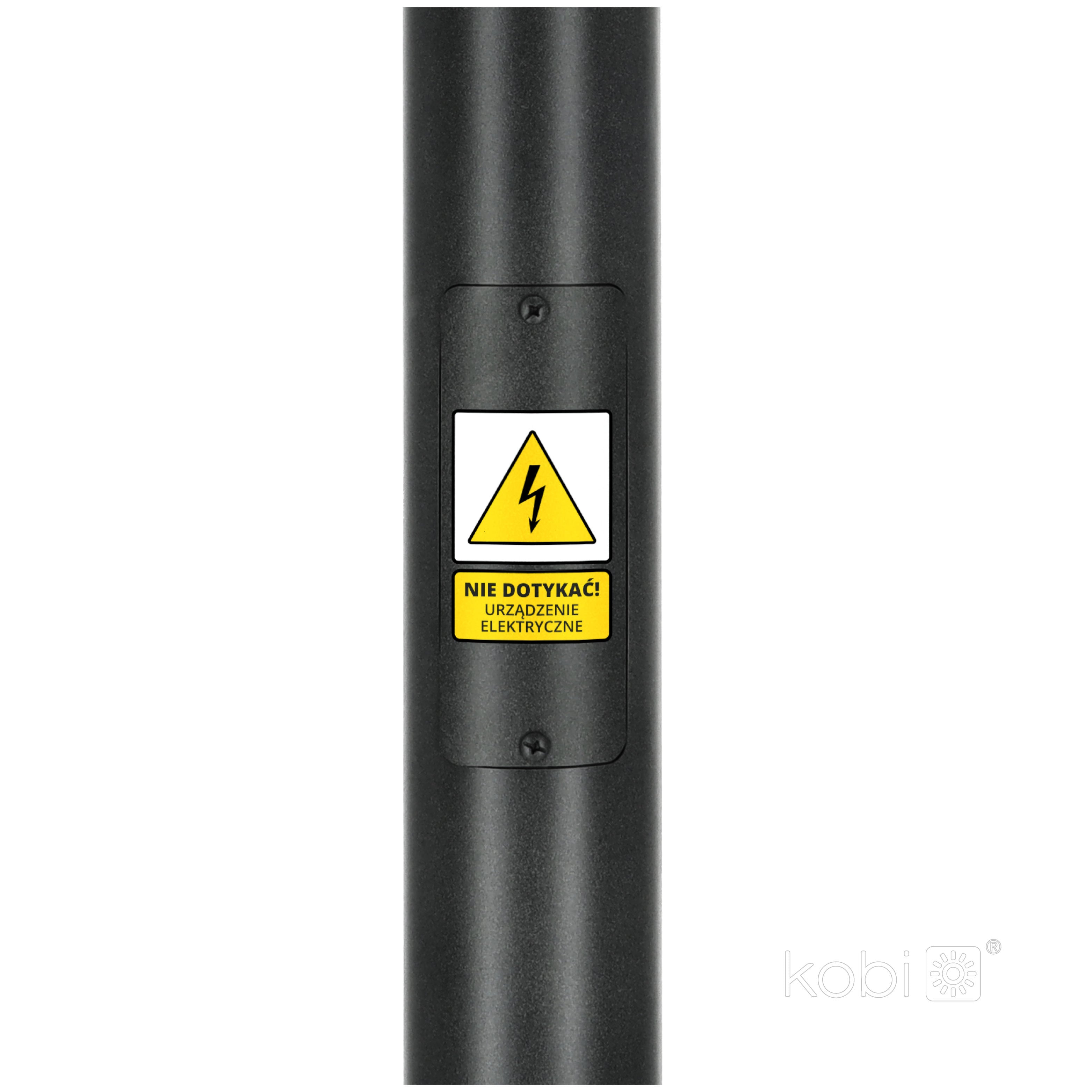 Pole BASE SV 3m Fi 60mm black Kobi