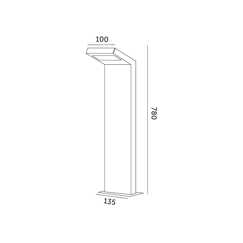 Bollard lamp LED INDUO S 10W 4000K IP54 Kobi