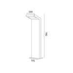 Bollard lamp LED INDUO S 10W 4000K IP54 Kobi